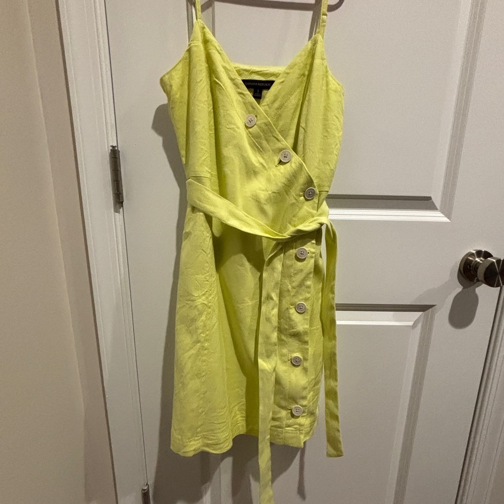Like green wrap dress